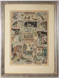 Josef Lada, Christmas, 1937, Gouache and ink on paper