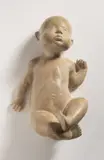 Olga Hendrychová-Tobolková, Child, 1940s, Patinated plaster