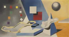 František Maria Černý, Abstract Composition, 1963, Oil on plywood
