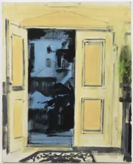 Matěj Lipavský, The Blue Room, 2015, Acrylic on canvas