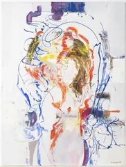 Dobroslav Halata, Figure in a Head, 2017, Acrylic on canvas