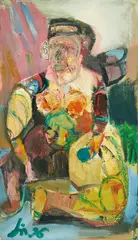 Werner Liebmann, Auch Du, 1996, Öl auf Leinwand