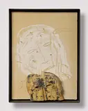Mimmo Paladino, Maestà, 1997, Terrakotta und Metall