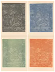 Franz Gertsch, Wasser, 2005, Jeweils: Farbholzschnitt auf cremefarbenem Hanga-schi Japan