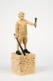 Gerhard Demetz, "Keep my old dreams", Linden-Holz, teils farbig gefasst