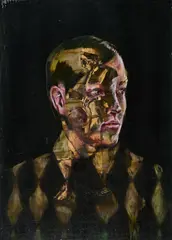 "Durus" by Justine Otto, 2012, Öl auf Holz, sold Nov 2023