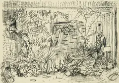Matthias Weischer, Ohne Titel, 2006, Kohle auf Velin