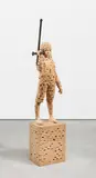 Gerhard Demetz, "Our Mother Bake for Us", Lindenholz, teilweise farbig gefasst