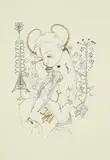 Hanna Nitsch, Brüderchen und Schwesterchen, 2010, Tusche auf Papier