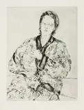 Ulrike Theusner, Lethe (Aus: Sweet Bird of Youth), 2015, Radierung auf Velin