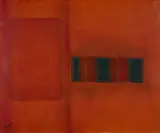 Otto Ritschl, Komposition, 1962, Öl auf Leinwand
