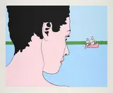 John Wesley, Boyfriends (für Parkett 62), 2001, Farbserigrafie auf leichtem Karton