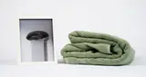 Lee Kit, Upon (für Parkett 98), 2016, Archival Print (gerahmt) und Handtuch