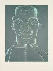 Nicole Eisenman, Ohne Titel (für Parkett 91), 2012, Farbholzschnitt auf Bütten
