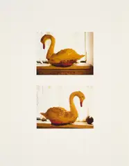 Robert Frank, Ohne Titel (für Parkett 83), 2008, Archival Pigment Print auf leichtem Karton. Mit Mappe aus grauem Karton