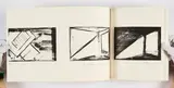 Robert Wilson, A Letter for Queen Victoria (für Parkett 16), 1988, Lithografie auf Velin, zweifach gefalzt, in Parkett-Ausgabe eingebunden