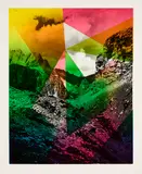 Composition with Mountain (für Parkett 94) by Shirana Shahbazi, 2014, Farblithografie über Gelatinesilberabzug auf Barytpapier, sold Oct 2023