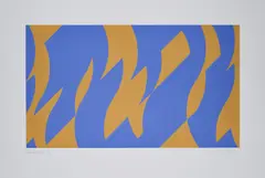 Bridget Riley, Going Across (für Parkett 61), 2001, Farbserigrafie auf leichtem Karton