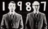 Gilbert&George, Gilbert &amp; George (für Parkett 14), 1987, Gelatinesilberabzug auf zwei aneinander montierten Kartons