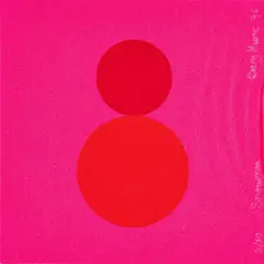 Snowman (für Parkett 48) by Gary Hume, 1996, Farbserigrafie auf rosa Filz, sold Oct 2023
