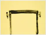 Andrea Büttner, Piano Stool (für Parkett 97), 2015, Farbserigrafie auf leichtem Karton