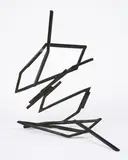 Robert Schad, Maquette, 2007, Stahl, schwarz patiniert