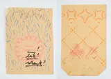 Joseph Beuys, DDR-Tüten (Guten Einkauf), 1977-80, Jeweils: Bedruckte Tüte aus braunem Packpapier