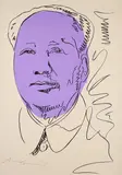 Mao 1974 (Wallpaper) by Andy Warhol, 1974, Farbserigrafie auf beschichtetem Papier (Tapete), sold Sep 2023