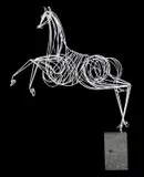 Curtis Jeré, 'HORSE' SCULPTURE, Marble base