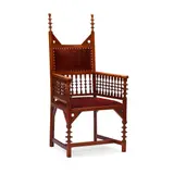 Liberty & Co., ANGLO-MORESQUE ARMCHAIR, CIRCA 1890