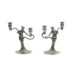 Wmf, TWO JUGENDSTIL CANDLESTICKS, CIRCA 1900, 1900