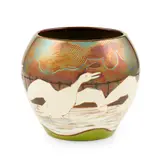 Zsolnay, VASE, CIRCA 1905, 1905, 'eosin' lustre-glazed ceramic