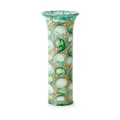 Della Robbia Pottery, TERRACOTTA SLEEVE VASE, DATED 1900, 1900