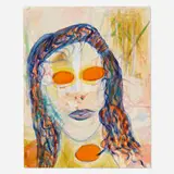 Jutta Koether, I Loved You Once, 2000, acrylic on canvas