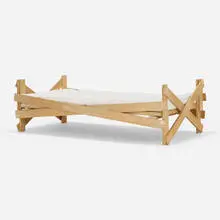 Justin Beal, Untitled (Bed), 2008, pine, mattress