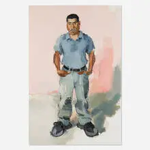 John Sonsini, Louie, 2007, oil on canvas