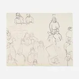 Thomas Eggerer, Softball, 2001, acrylic and graphite on paper