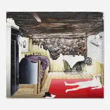 Jörg Lozek, Der Hut, 2008, oil on canvas