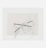 Con Le Mie...Secondo! by Mariella Bettineschi, 2009, graphite and thread on Mylar, sold Nov 2023