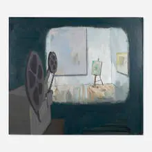 Edgar Bryan, Untitled (Film Projector), 2004, oil on canvas