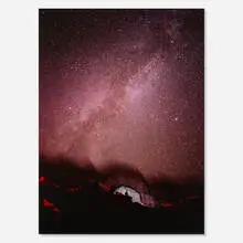 David Eli Vaughn, Cygnus Rift (the Coat Hanger), 2006, Cibachrome mounted to aluminum
