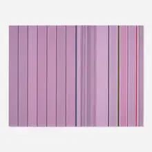 Brian Wills, Untitled (Pink), 2012, enamel, rayon, polyurethane on panel