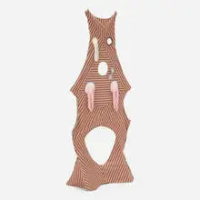 Lara Schnitger, Fun Bags, 2005, cotton, lycra, fur, wood, pins