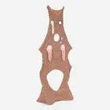 Lara Schnitger, Fun Bags, 2005, cotton, lycra, fur, wood, pins