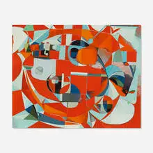 Brad Eberhard, The Birth of Heraldry, 2008, oil on canvas over panel
