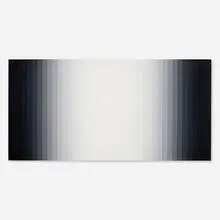 Norman Zammitt, Logistic Curve, 1978, acrylic on canvas board
