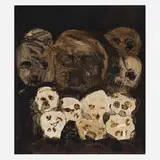 Antonia Eiriz, Untitled, c. 1965, mixed media and burnt paper collage on paper