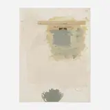 Lawrence Carroll, Alex Katz is Dead (from the Obituary Series), c. 1987-91, mixed media collage on paper