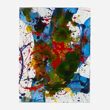 Sam Francis, Untitled (SF89-261), 1989, acrylic on paper