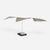 George Rickey, Archipellago, 1998, stainless steel, black marble